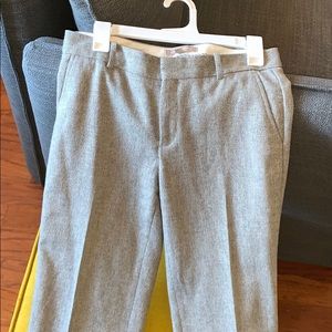 Gray lined pant size 6p